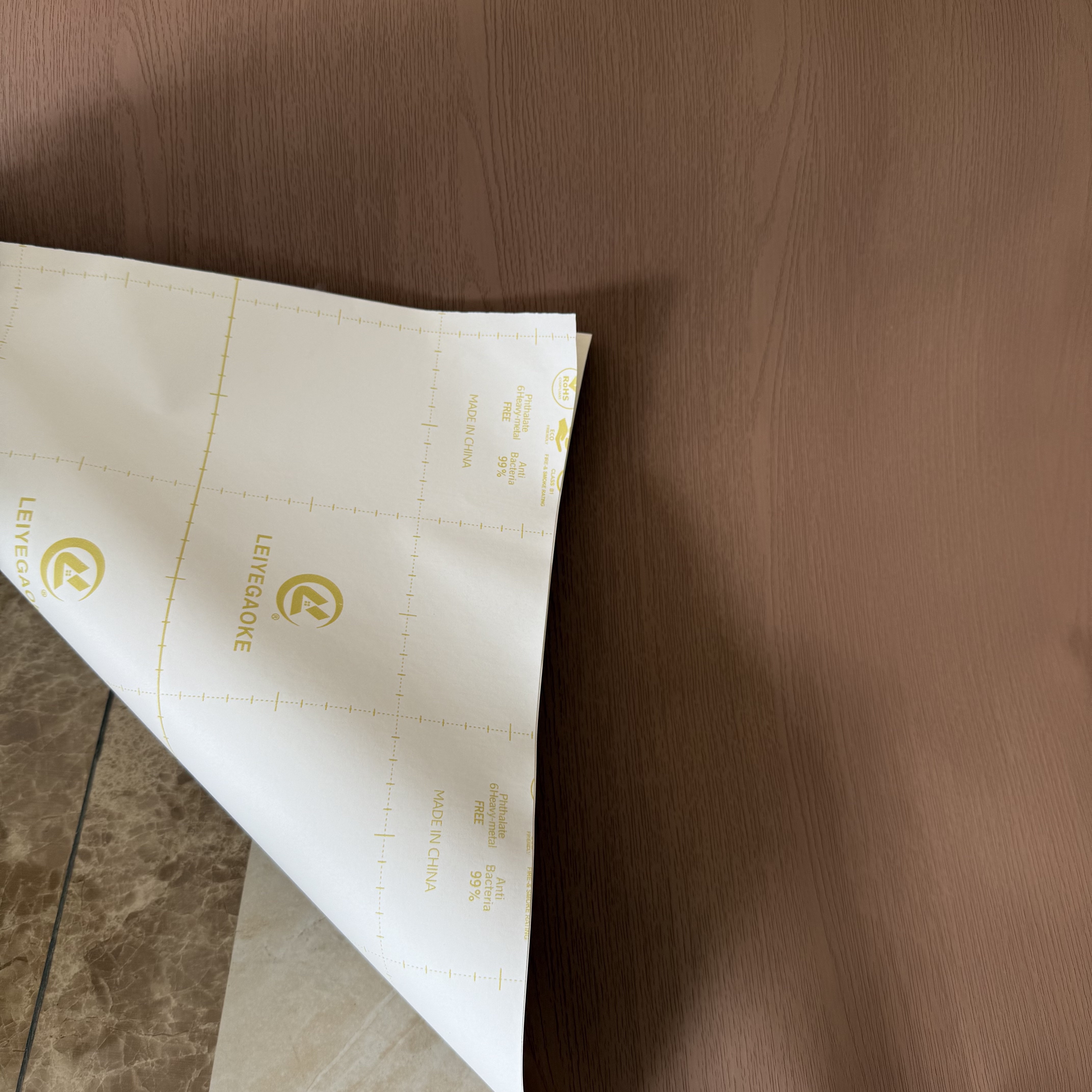 leiyegaoke self adhesive pvc decorative film