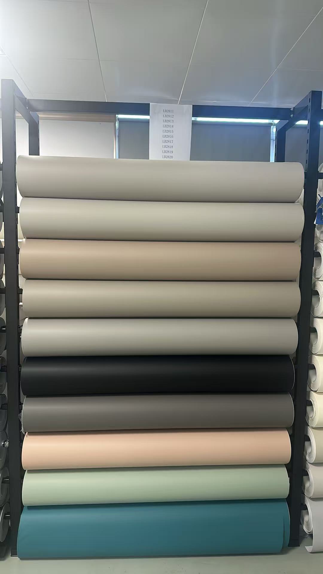Super matte solid color PVC film roll