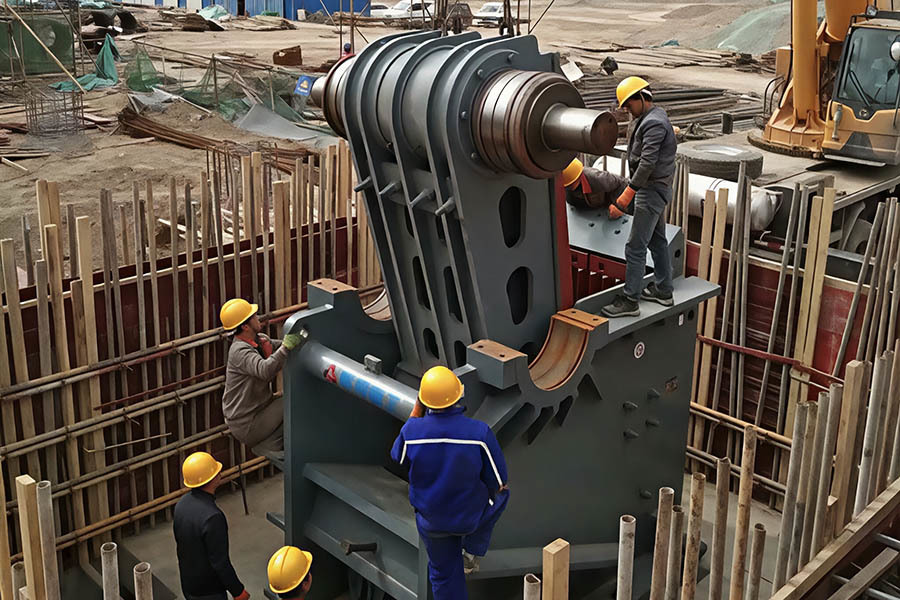 Mineral washing site with screening and washing equipment on a stone crushing production line