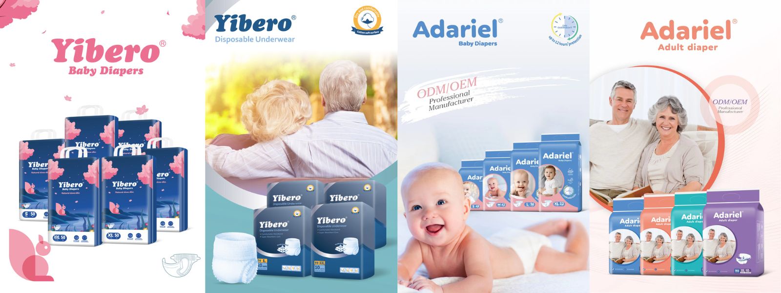 Yibero Baby Diapers Packaging