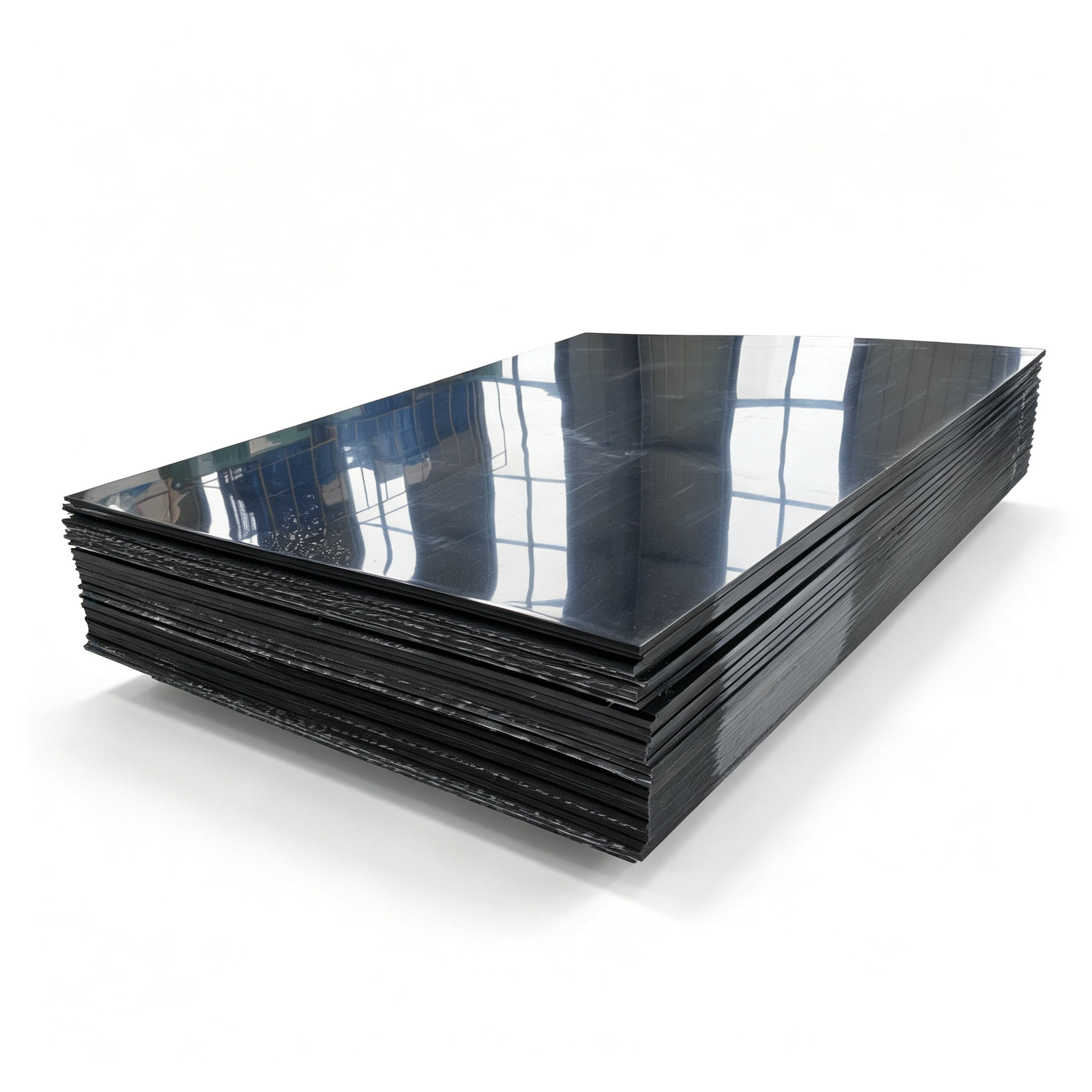 Black industrial HDPE sheet boards produced by Tangyin Sanyou Engineering Plastic Co., Ltd.