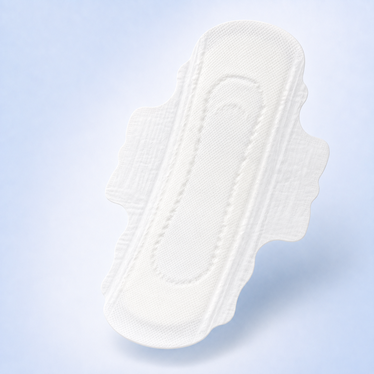 Bamboo Fiber Sanitary Pad 245mm Regular Absorbency for Comfort and Leak Protection