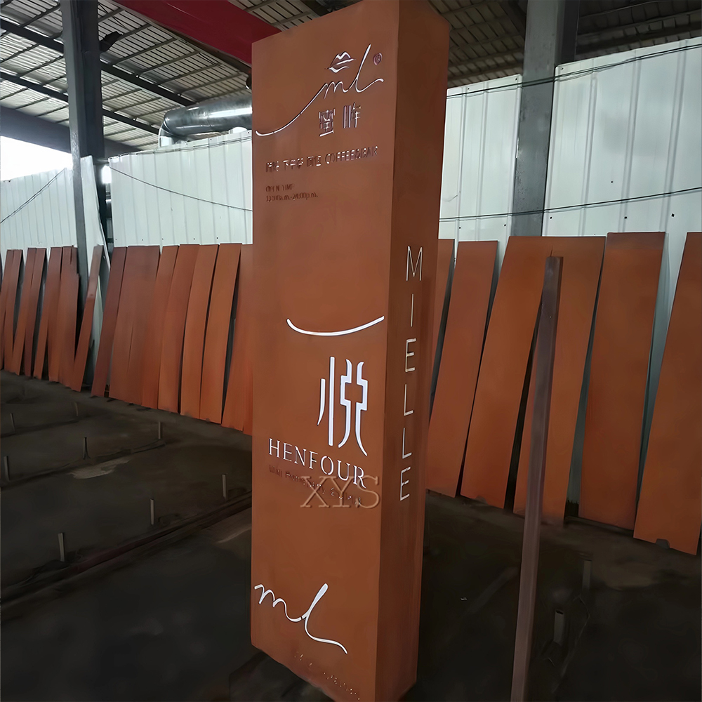 Corten Steel Signage