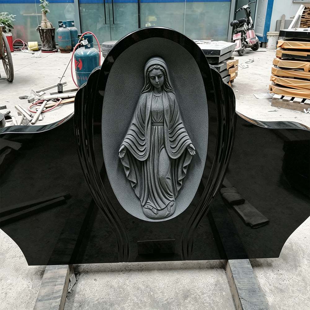 Religious Statue Tombstone