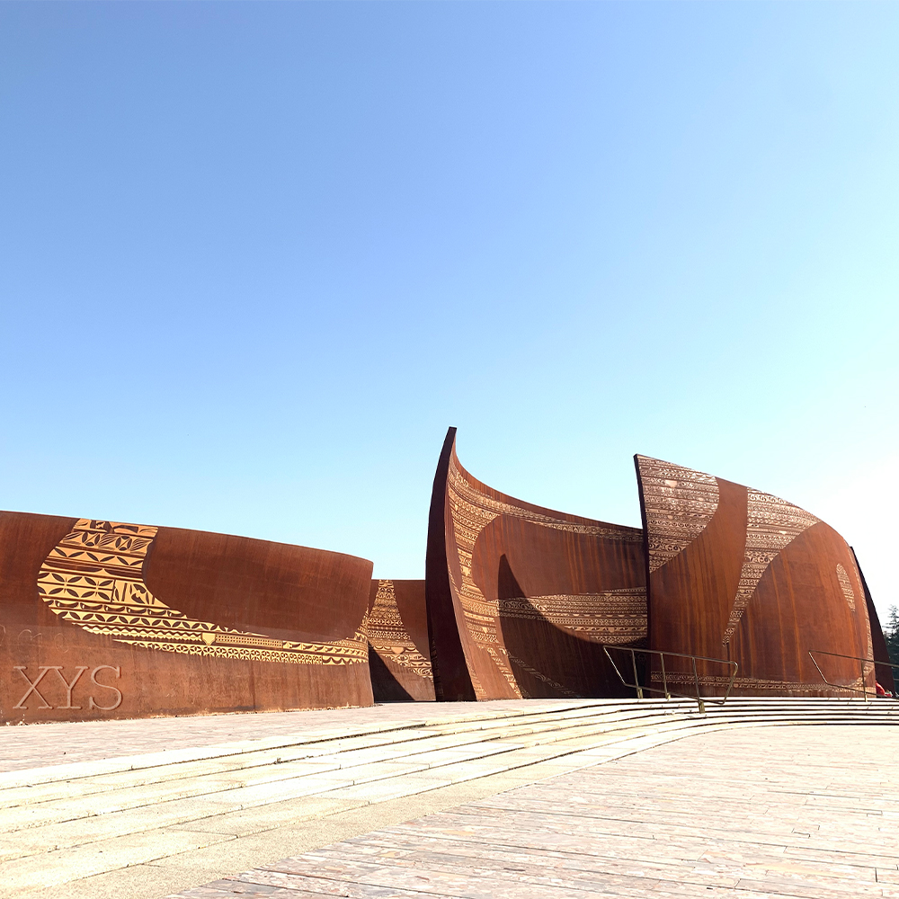 Large‑Scale Public Buildings of Corten Steel