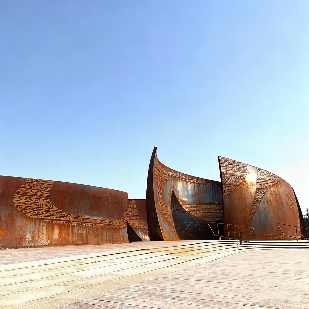 Large‑Scale Public Buildings of Corten Steel