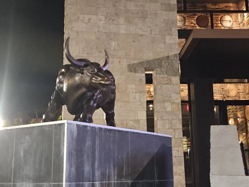 Custom sculpture used for hotel entrance decoration