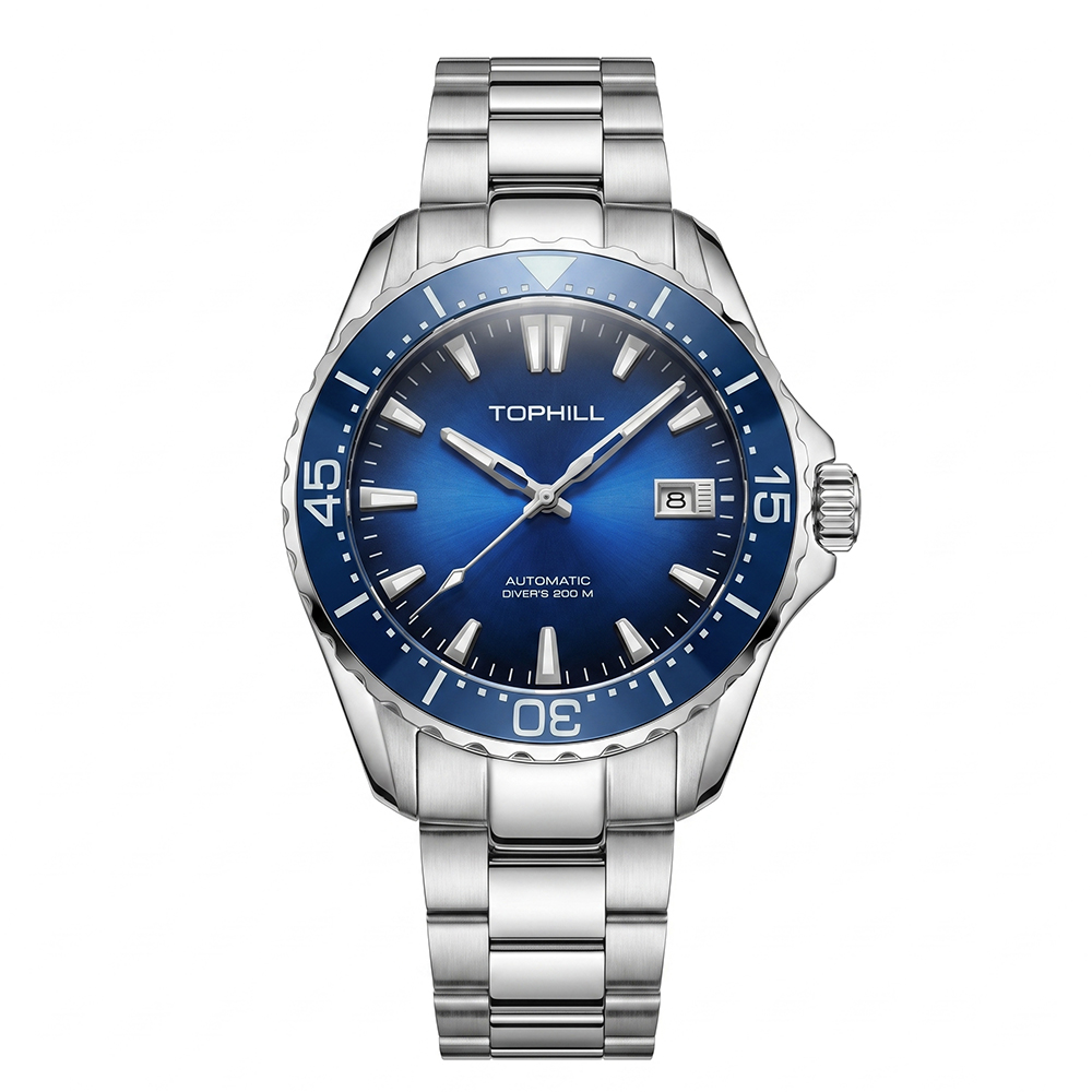 TD015G stainless steel custom diving watch