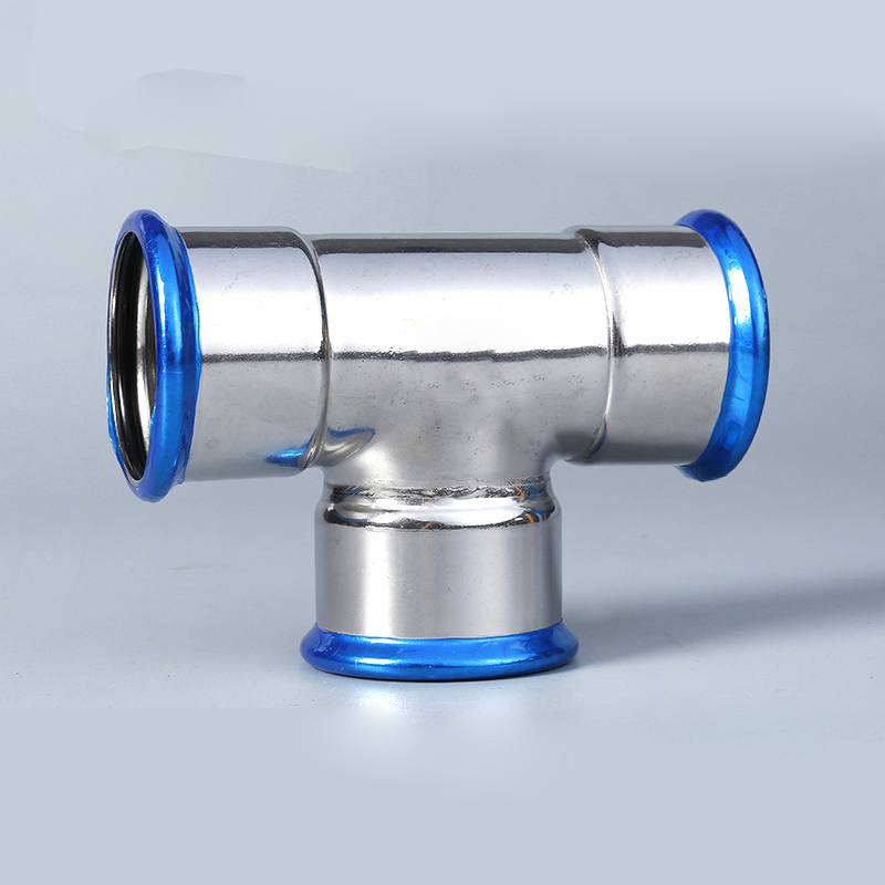 Stainless Steel Press‑Fit Equal Tee