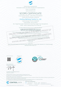 Scope Certificate