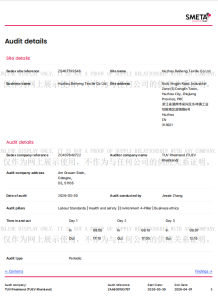 SMETA Sedex Audit