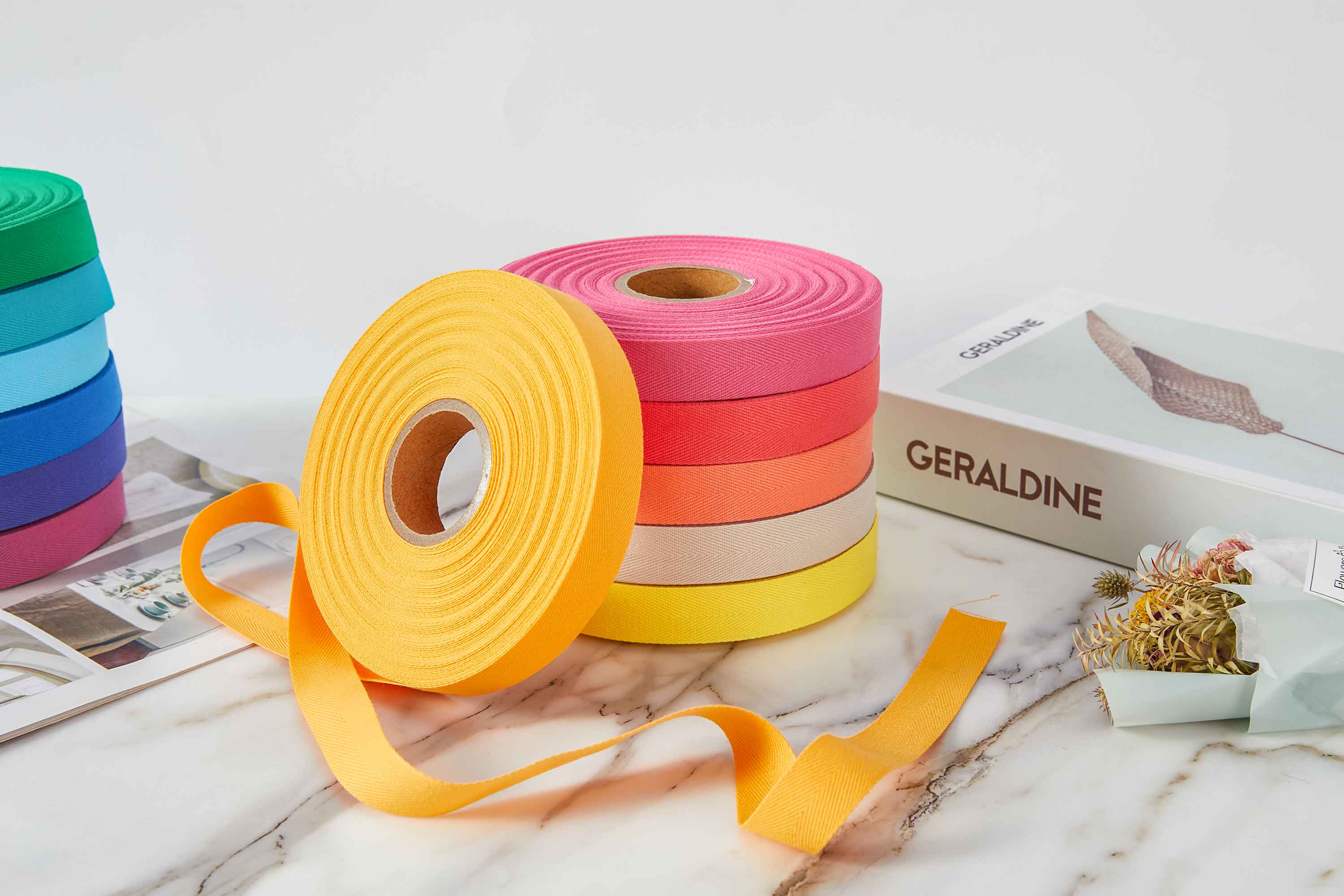 Cotton Ribbon product photography