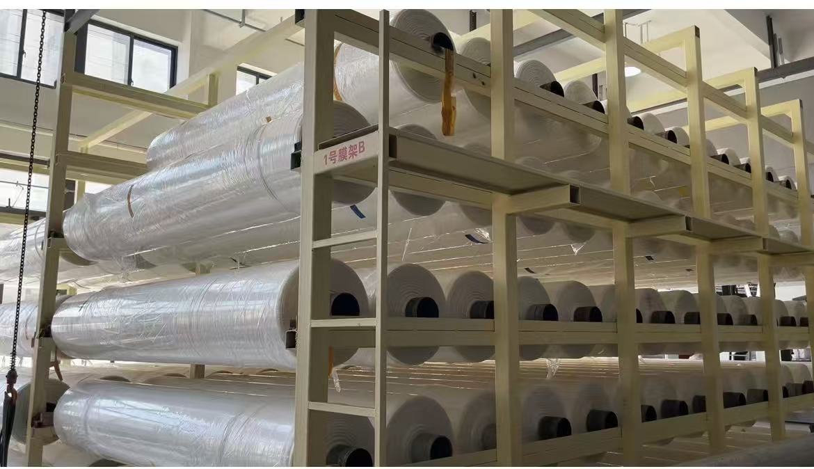 POF shrink film rolls prepared for industrial and retail packaging applications