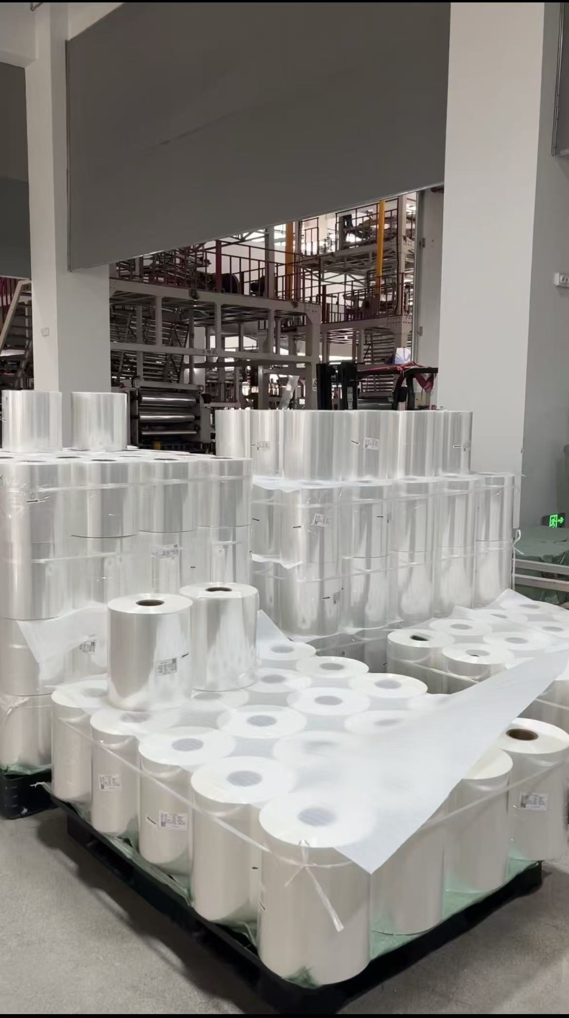 POF shrink film workshop view