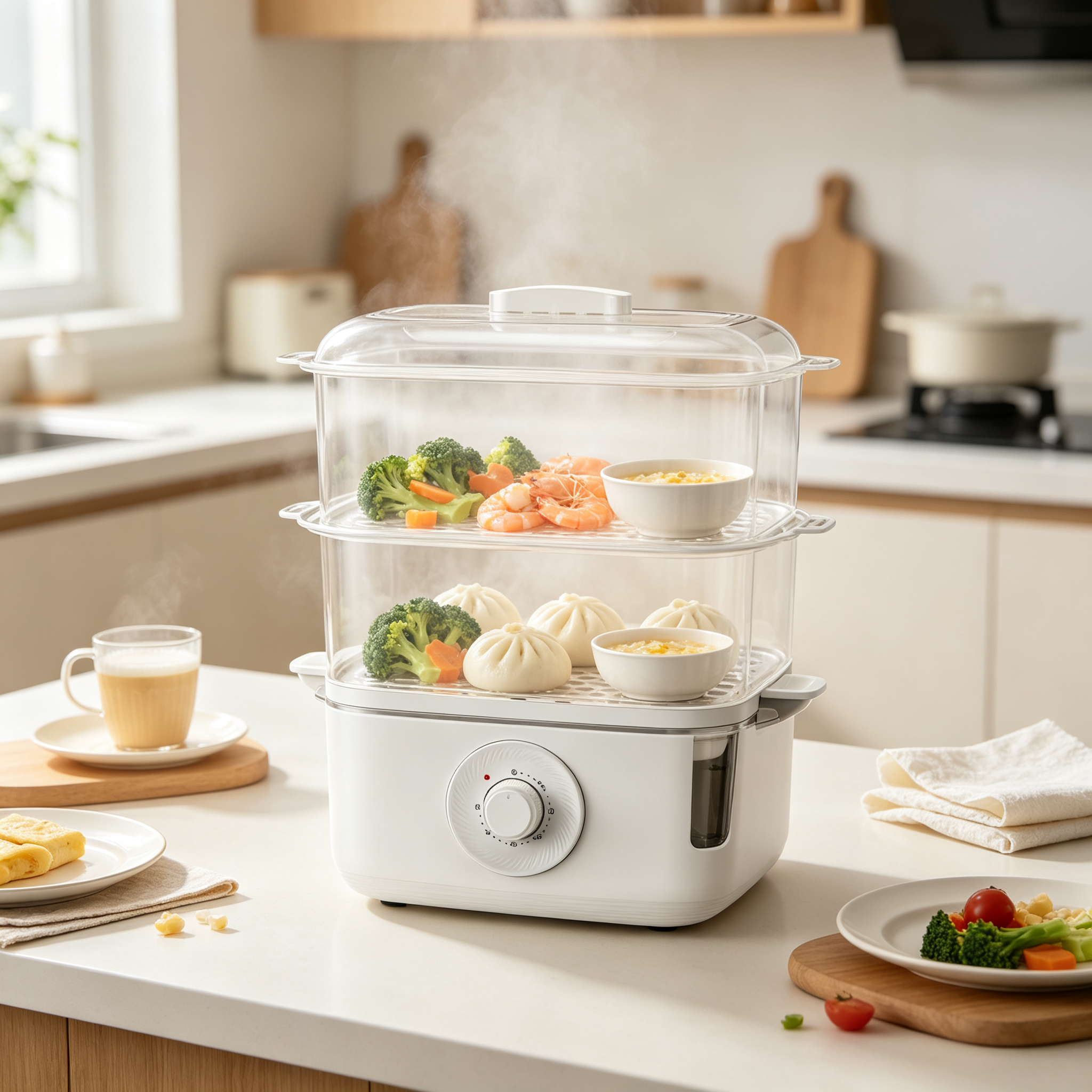 Application scenarios of electric steamers in household and commercial kitchens