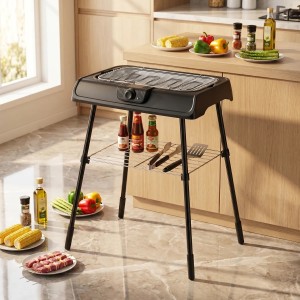 smokeless stand electric grill