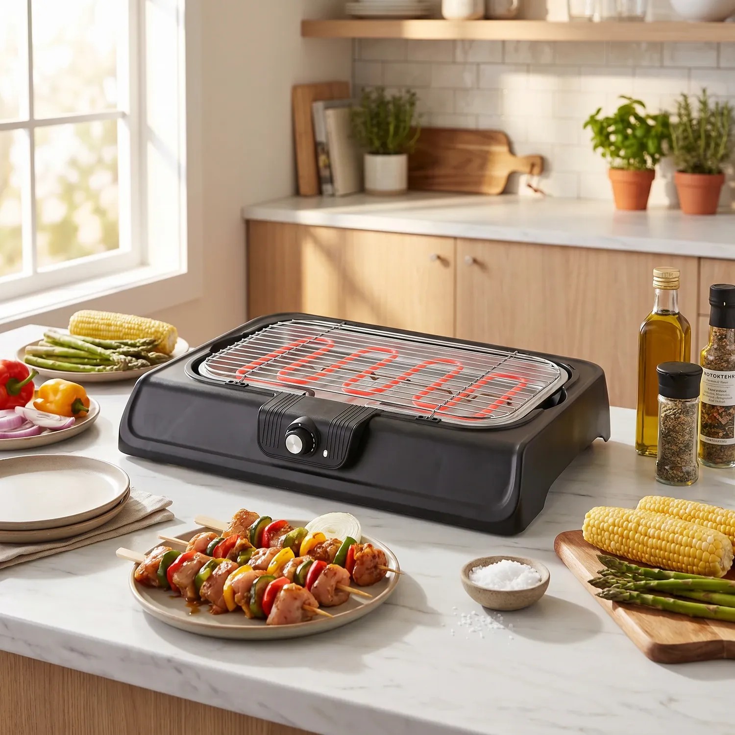 detachable electric bbq