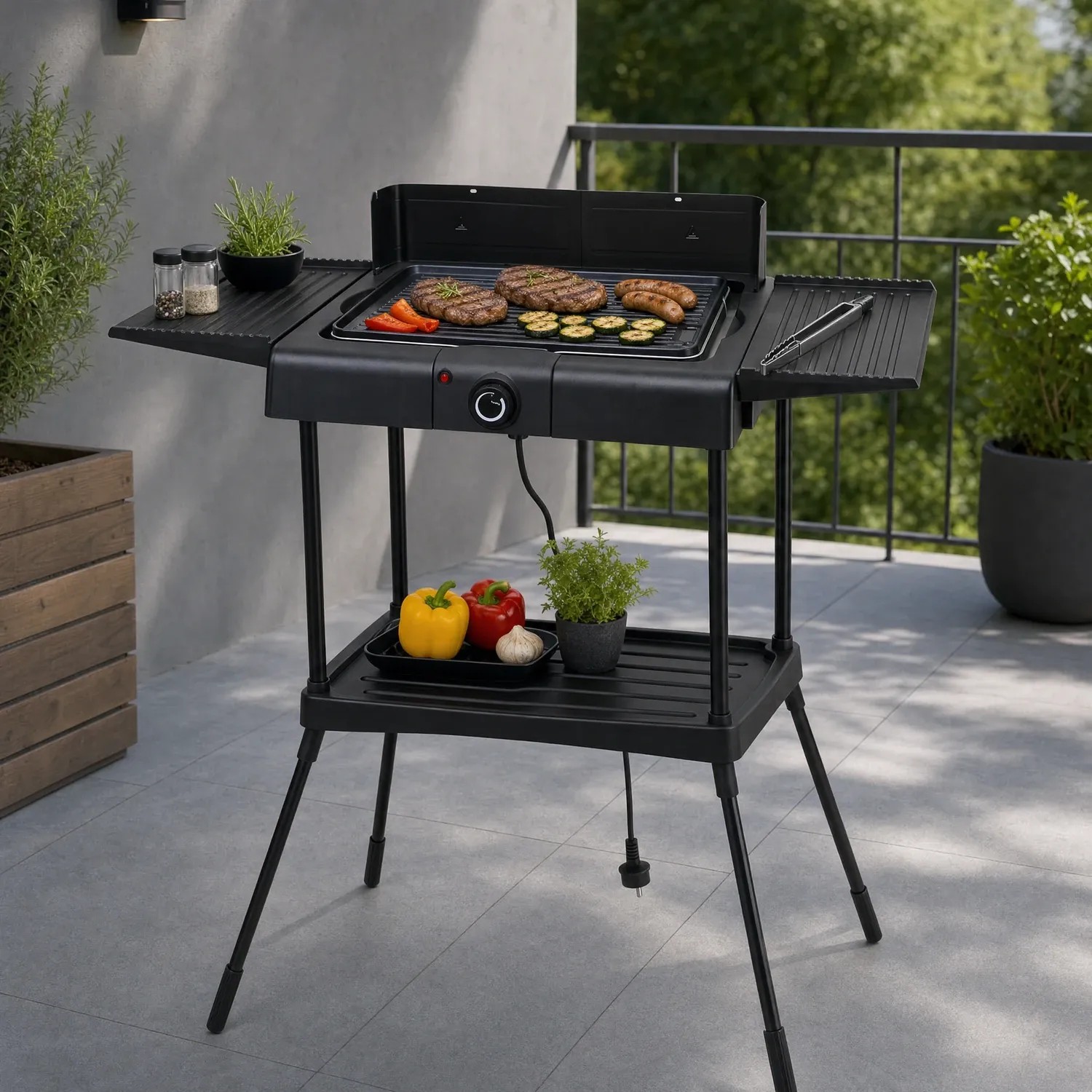 over‑heat safety protection BBQ grill