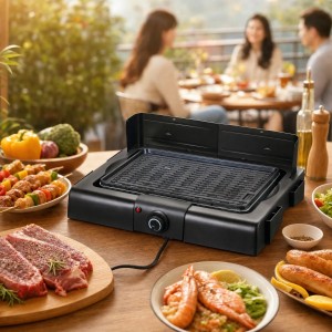 Non‑stick Countertop Electric Barbecue