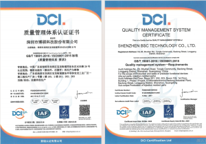 ISO 9001:2015 Quality Management System Certification