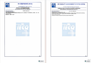 IECQ Certificate of Conformity‑Hazardous Substance Process Management(HSPM)