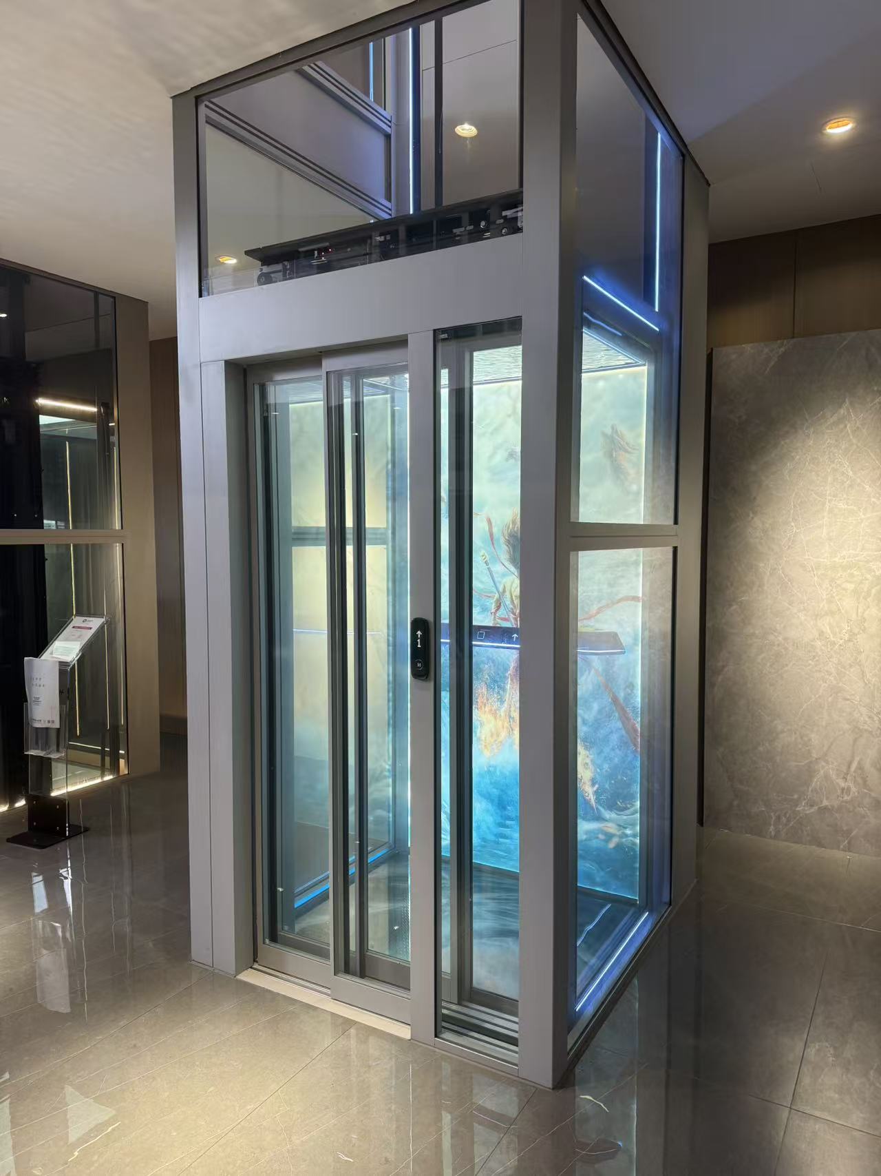 Homeway‑3000 Series 270° Full Glass Panoramic Elevator