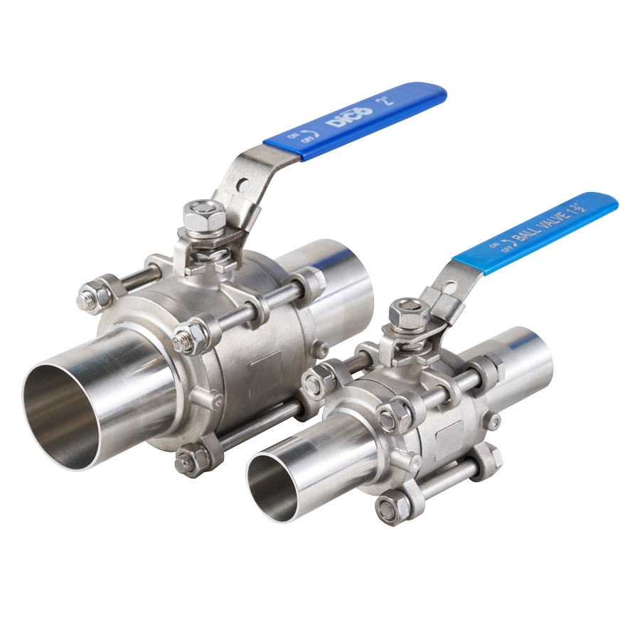 Sanitary ball valve