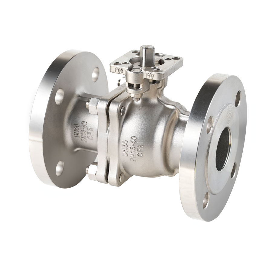 Dico Valve Q41F floating ball valve with flanged ends