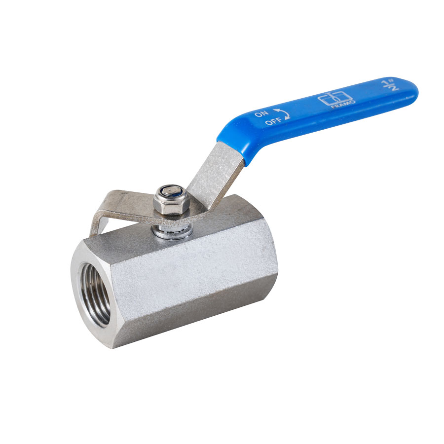 One-piece ball valve