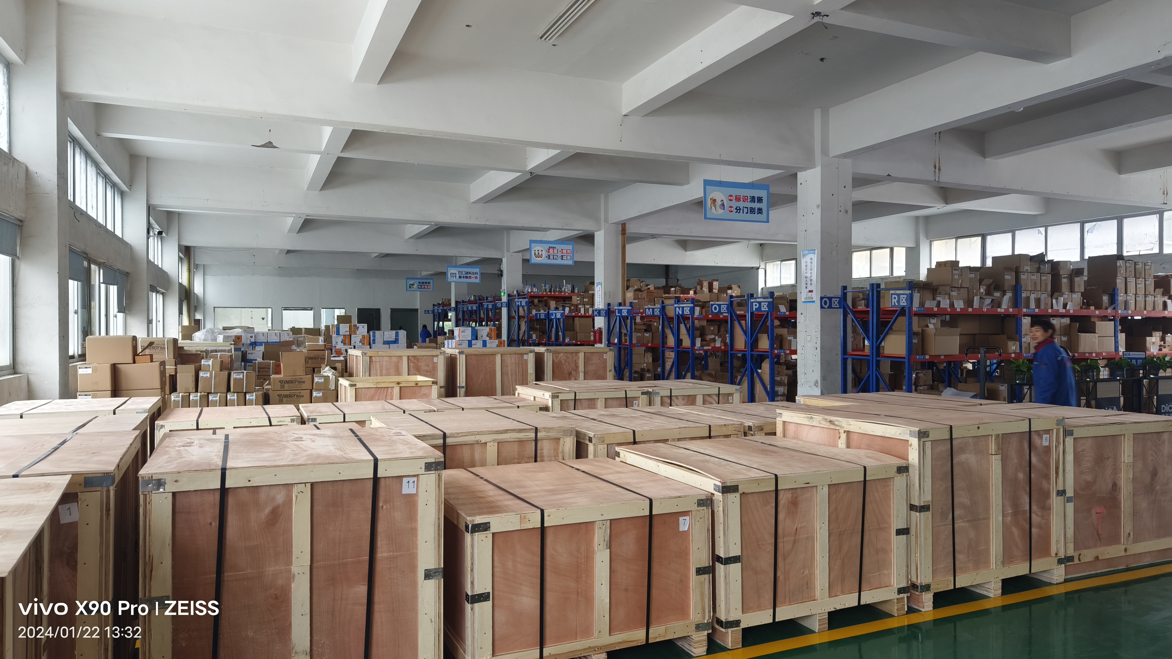 Dico Valve high-quality ball valves prepared for shipment