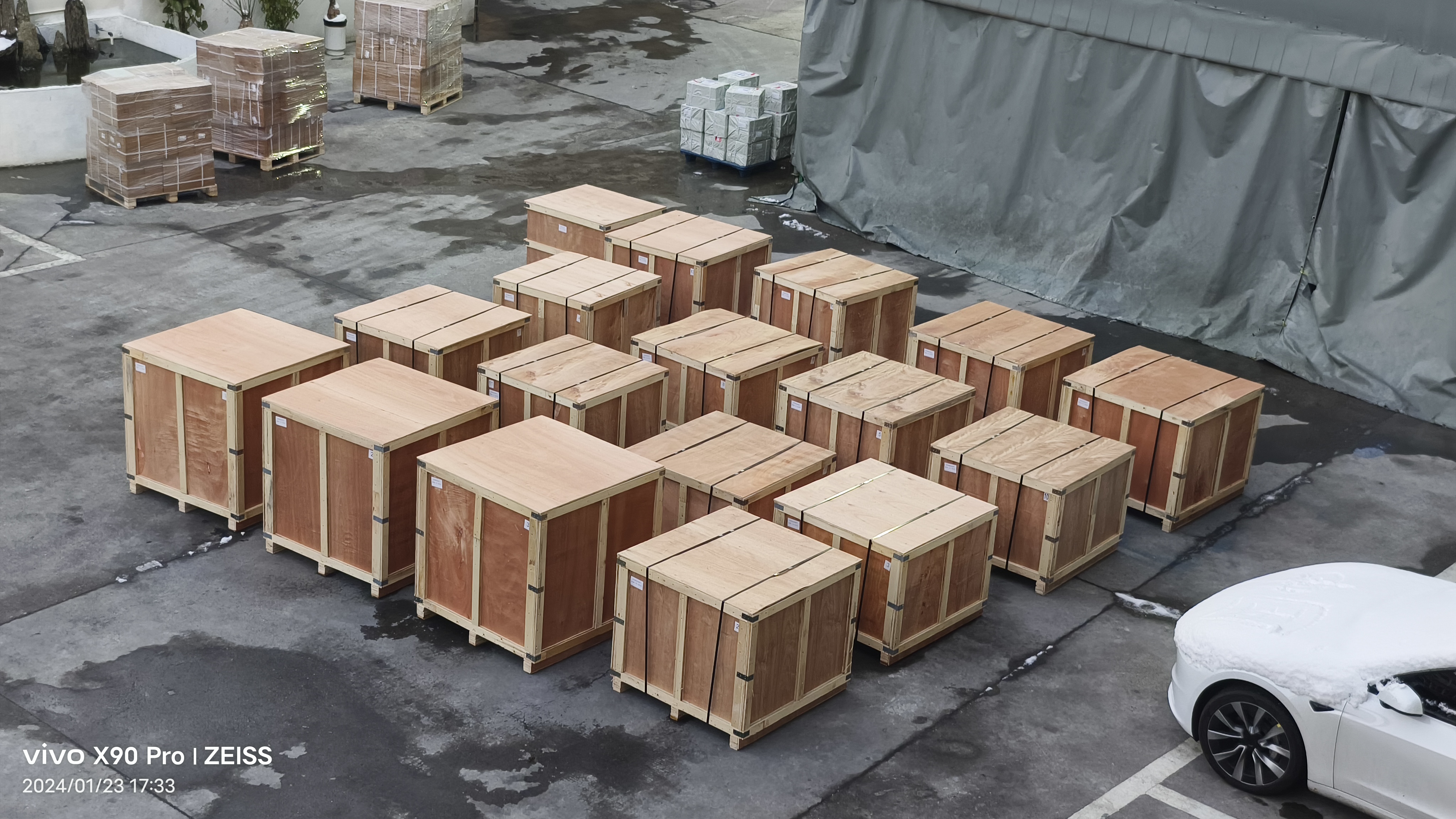 Customized Dico ball valve order being prepared for shipment