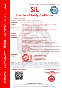 Functional Safety Certificate
