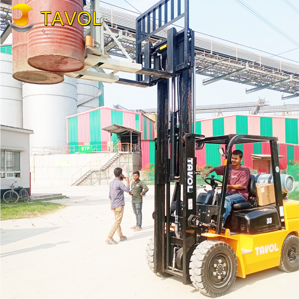 CPQYD30 dual fuel LPG and gasoline forklift in Bangladesh