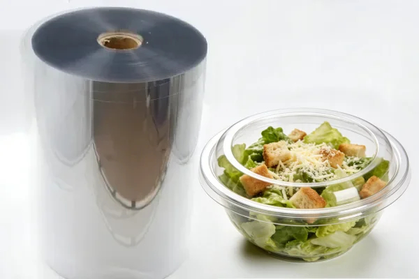 PET thermoforming plastic sheet roll for food packaging trays