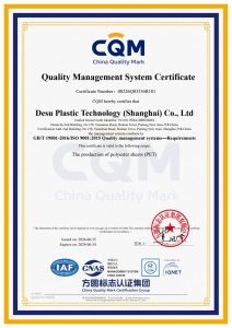 ISO 9001:2015 Quality Management System Certificate