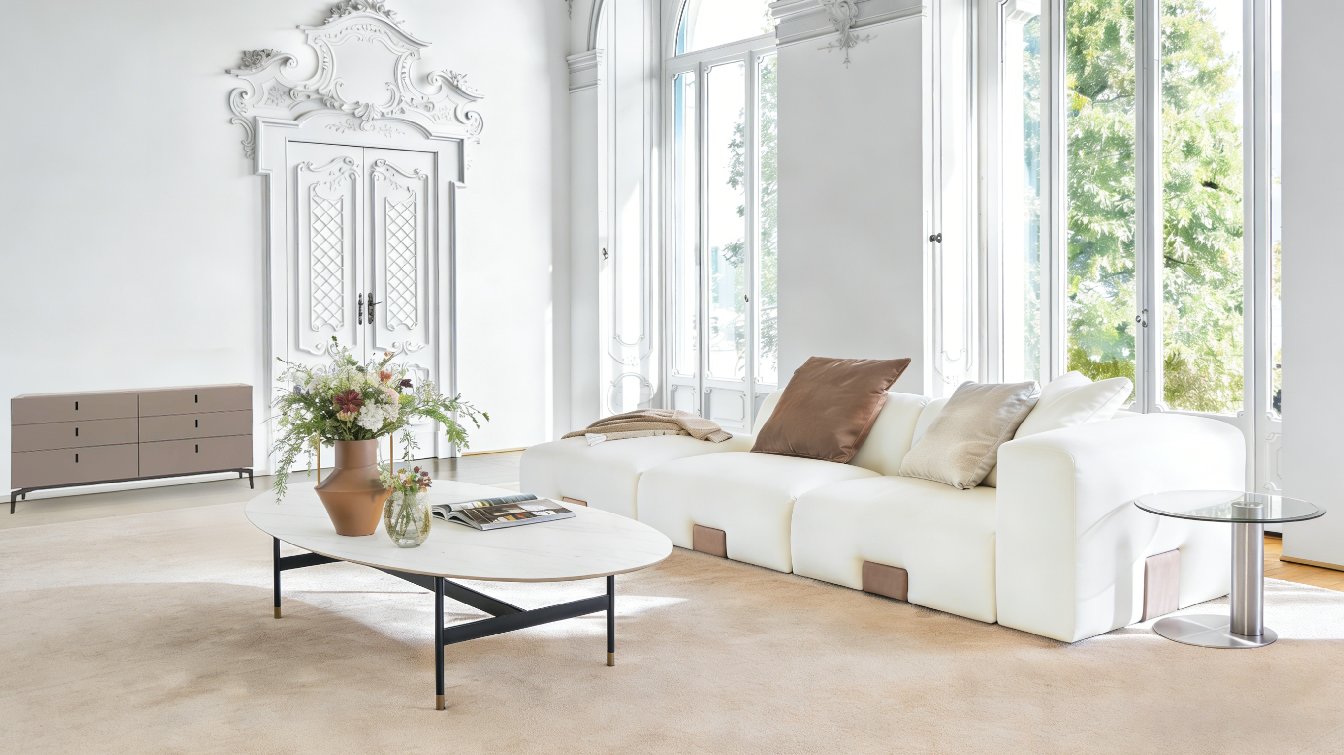 Modular Fabric Sofa