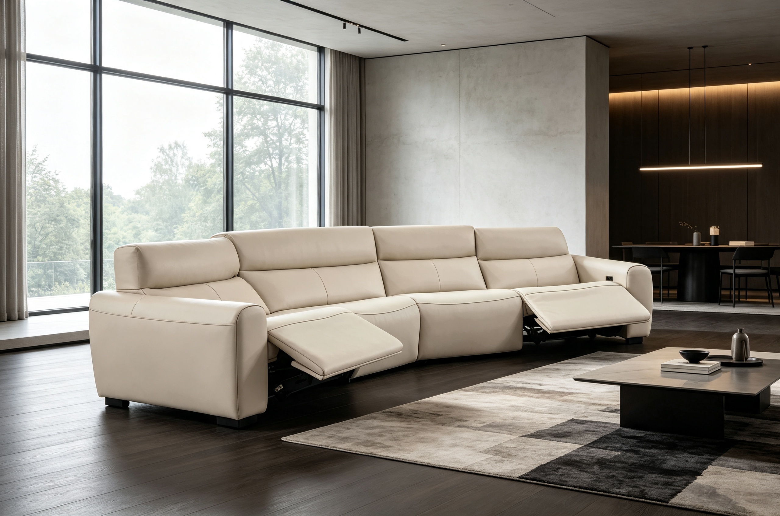 Modern Power Reclining Sofa
