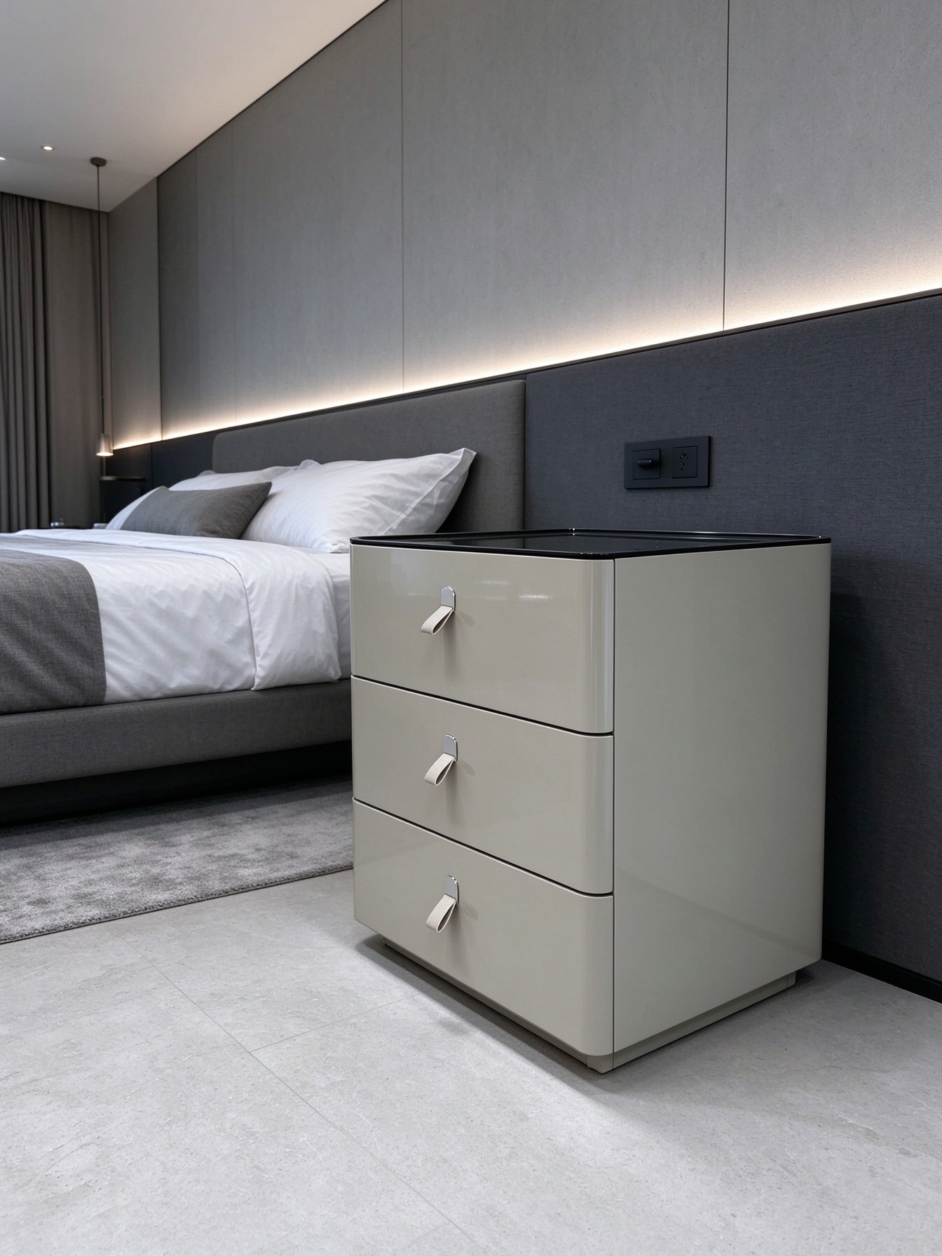 Modern Contemporary Nightstand-SNTD-5807 