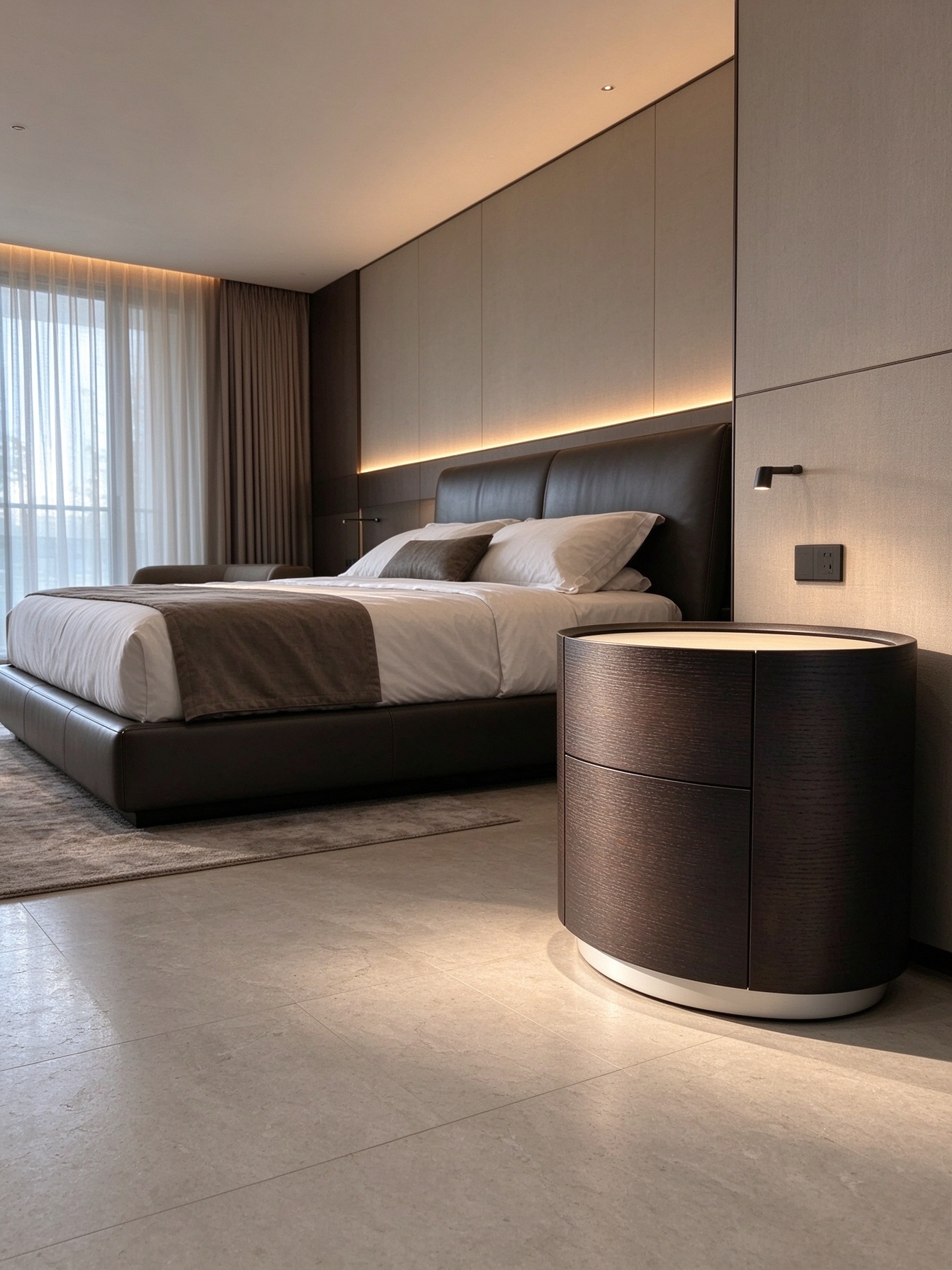 Modern Contemporary Nightstand-SNTD-5808 