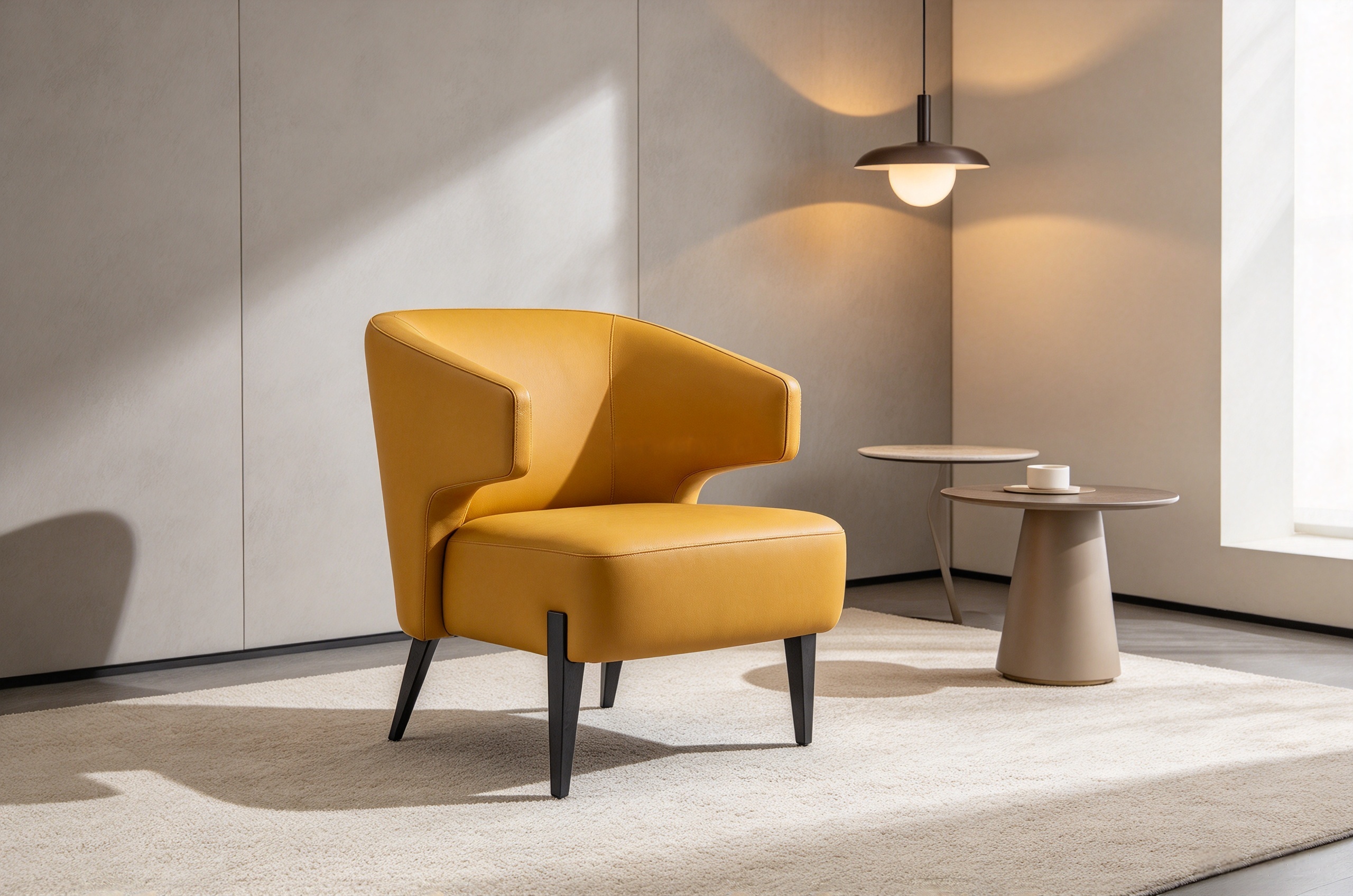 Contemporary Swivel Lounge Chair