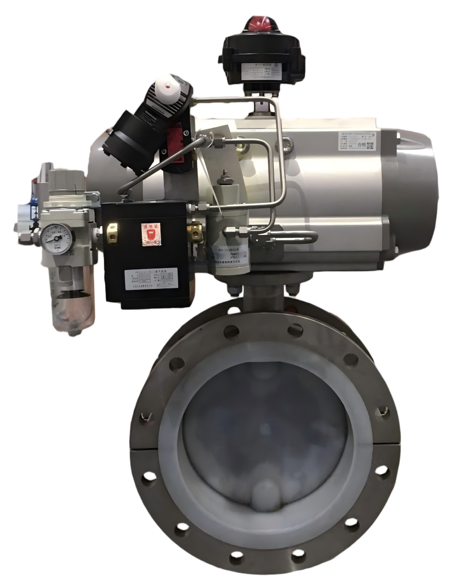 PTFE-Lined Butterfly Valve