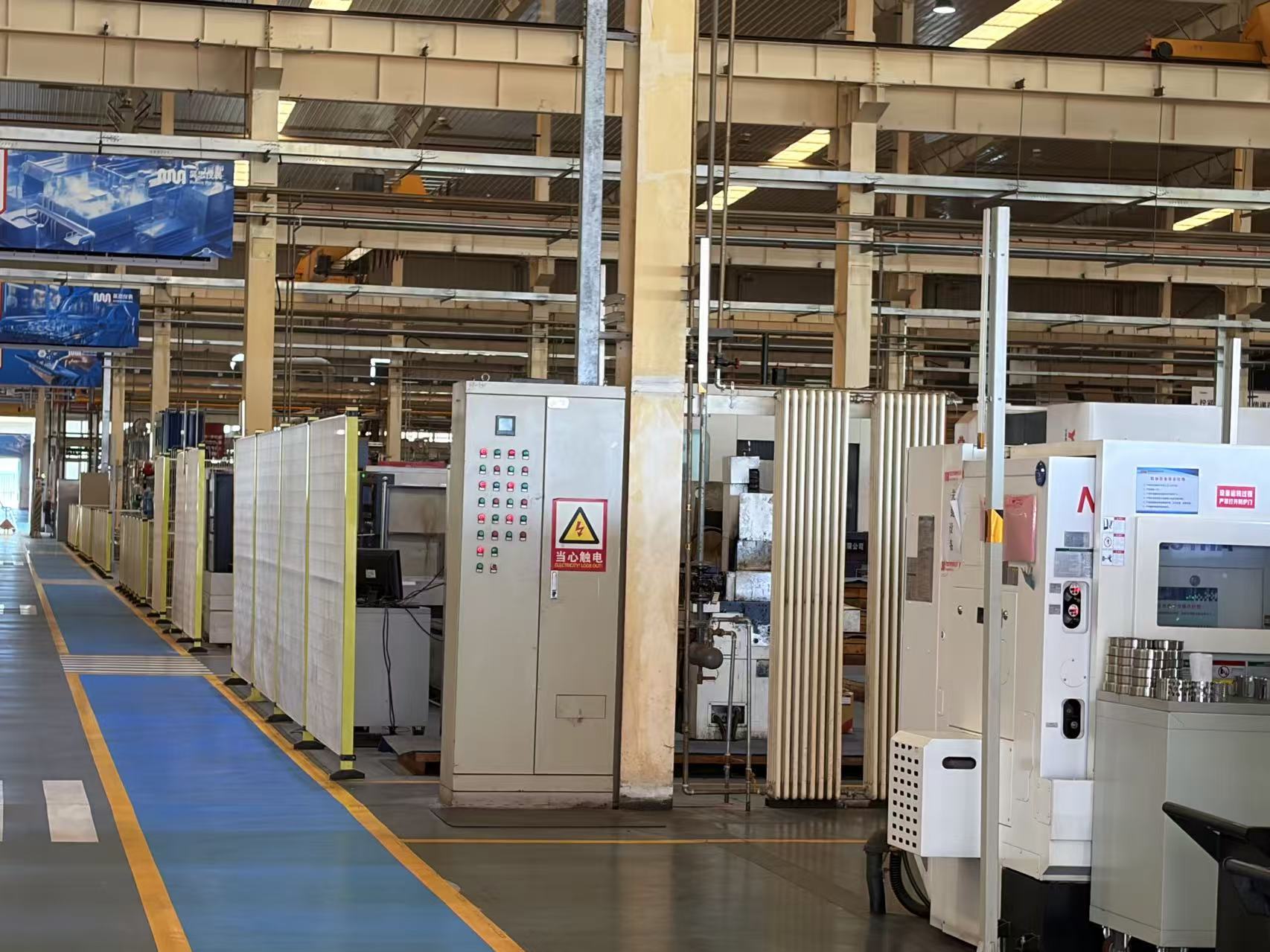 Control valve manufacturing workshop area at Wuzhong Instrument Co., Ltd.