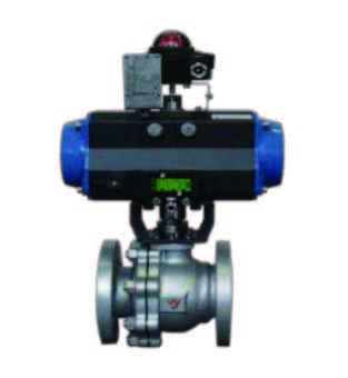 Ball valve construction for abrasive isolation service Industrial ball valve assembly used for abrasive and slurry-laden isolation duty