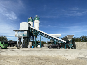 Concrete mixing plant supplying ready-mix, precast and infrastructure concrete