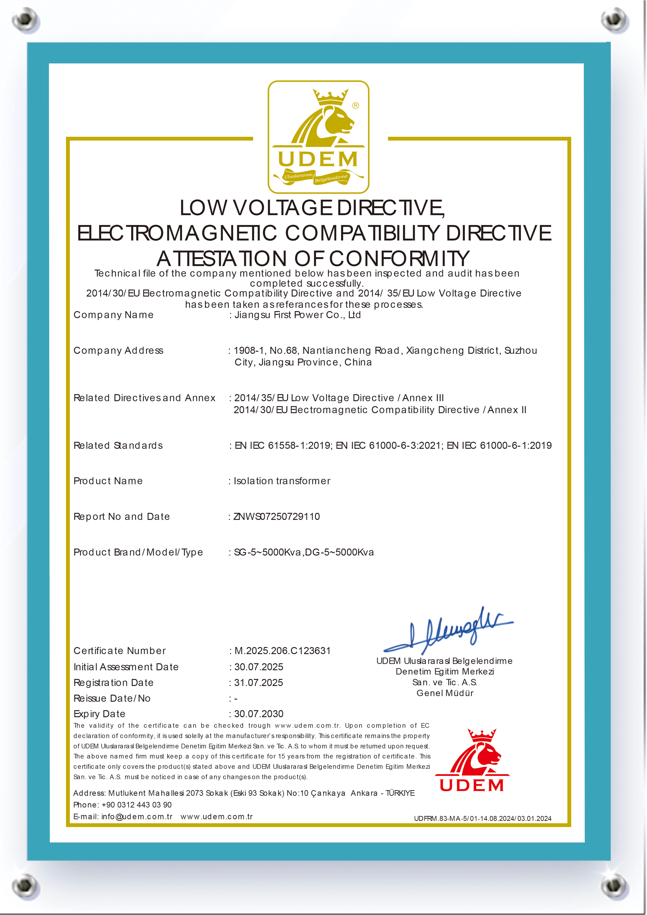 CE Certification