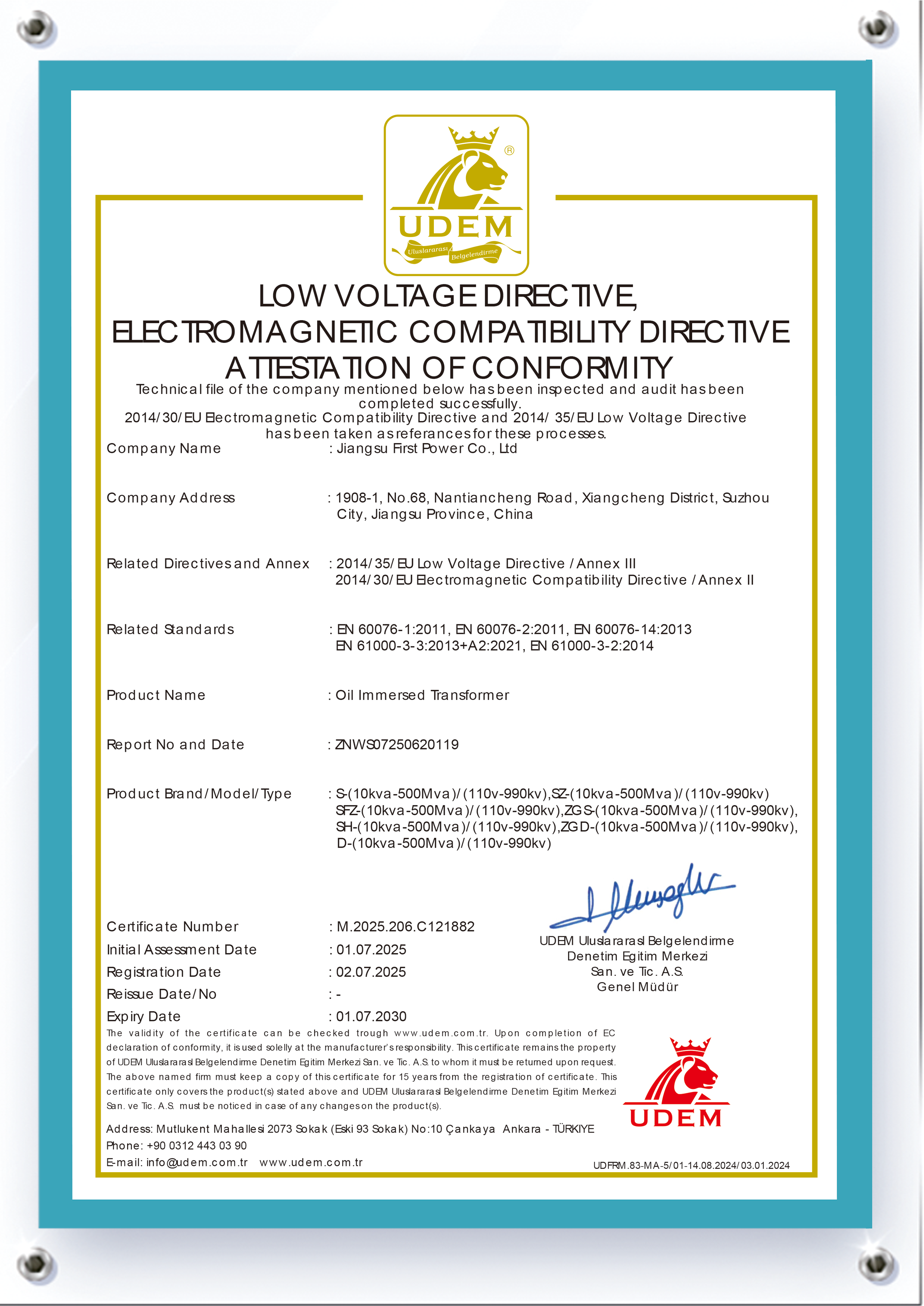 CE Certification