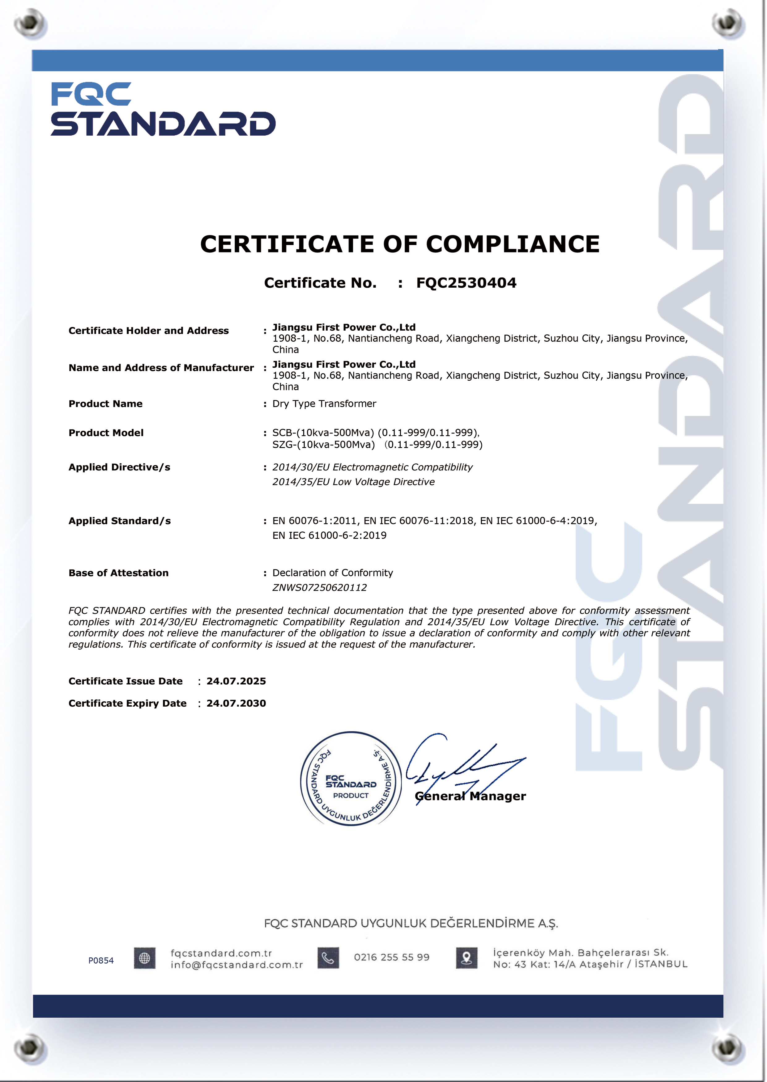 CE Certification