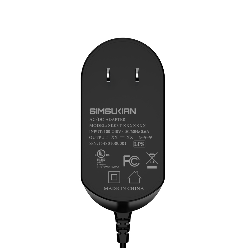 36W power adapter with US plug from the SK03T platform