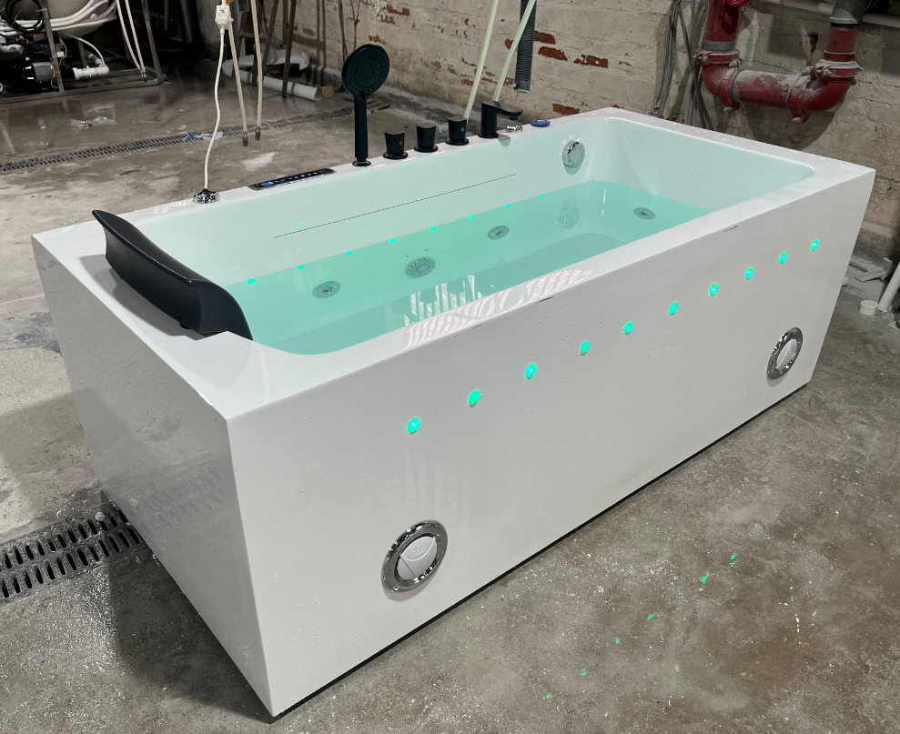 massage bathtub with LED LIGHT