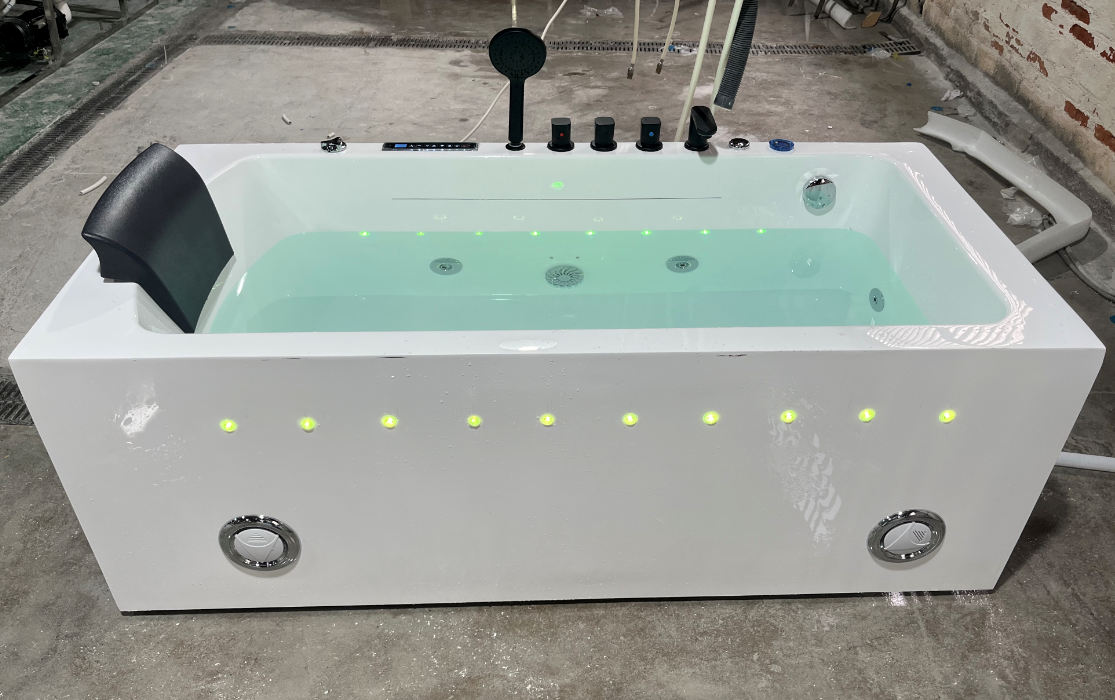 massage bathtub with LED LIGHT
